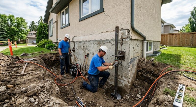 Helical Piers Installation in Genesee County, MI