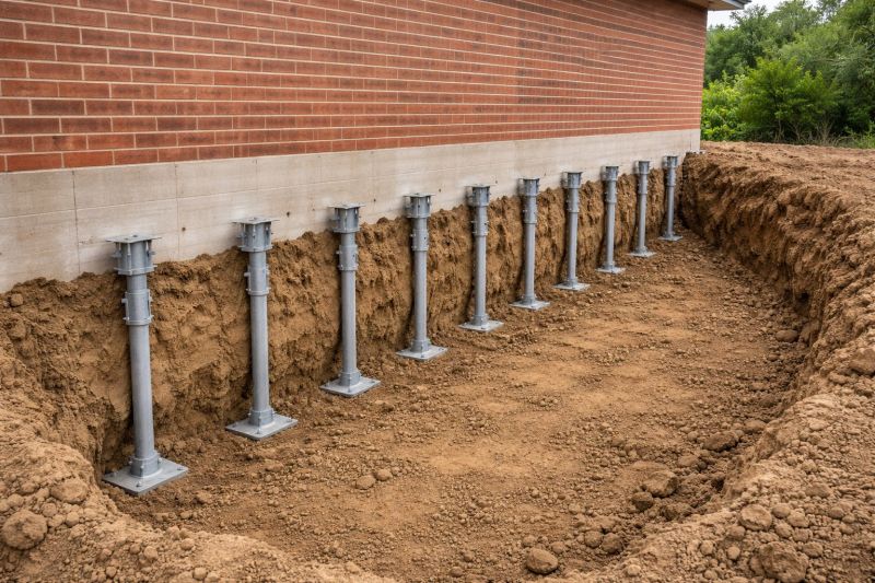 Helical Piers Installation in Genesee County, MI