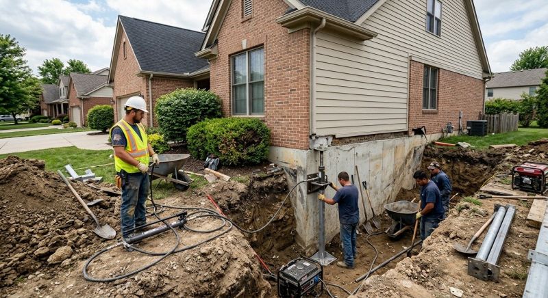 Home Foundation Repair in Highland, MI
