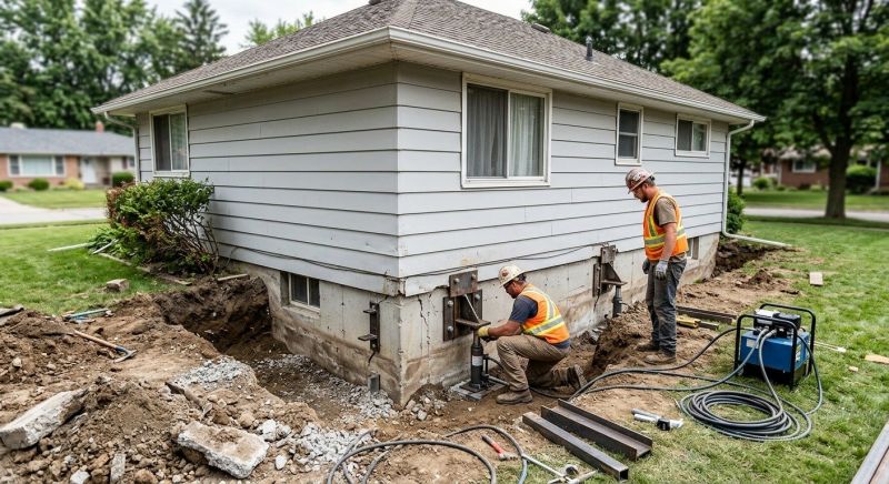 Home Foundation Repair in Metamora, MI