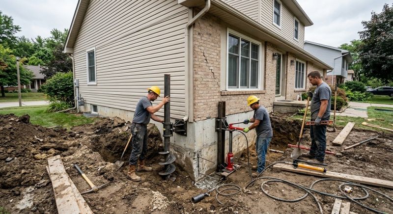 Home Foundation Repair in Milford, MI