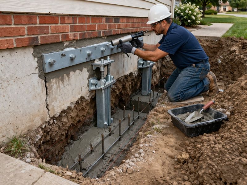 Home Foundation Repair in White Lake, MI
