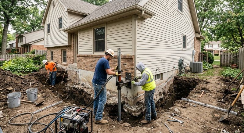 House Foundation Repair in White Lake, MI