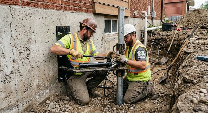 Settling Foundation Service in Grand Blanc, MI