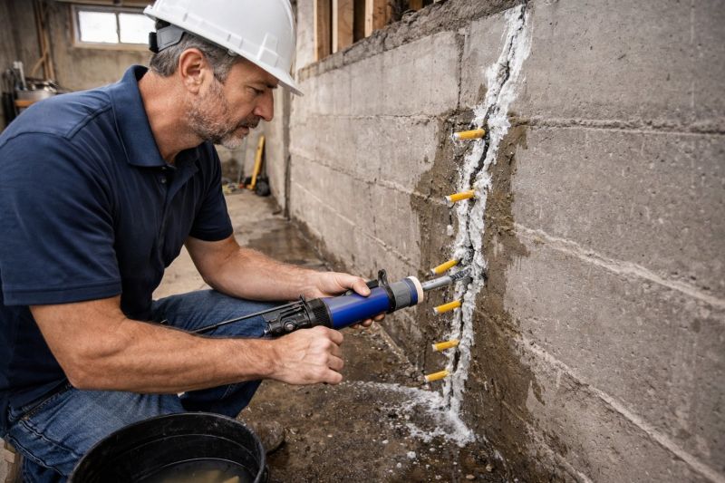 Structural Crack Repair in Genesee County, MI