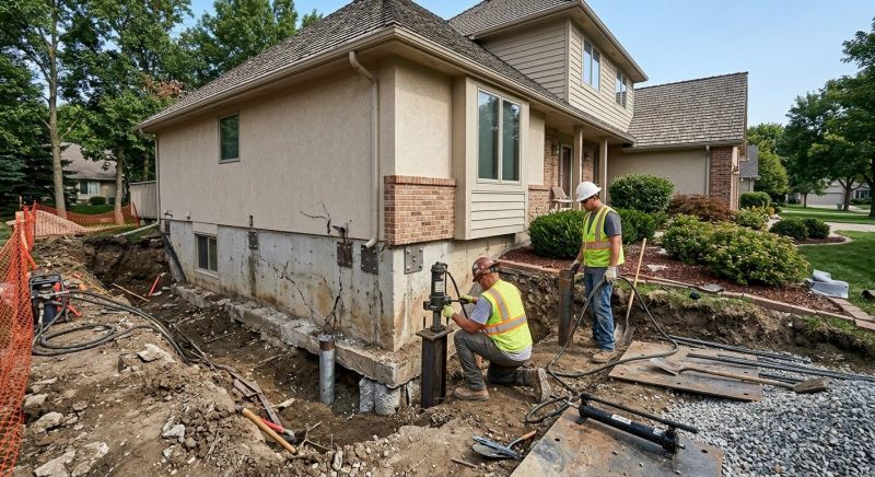 Structural Foundation Repair in Davison, MI