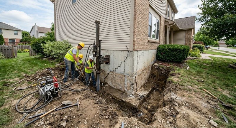 Structural Foundation Repair in Linden, MI