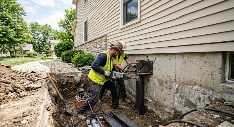 Structural Foundation Repair in Linden, MI